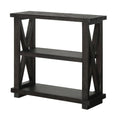 3 Shelf Solid Wood Bookshelf W96173