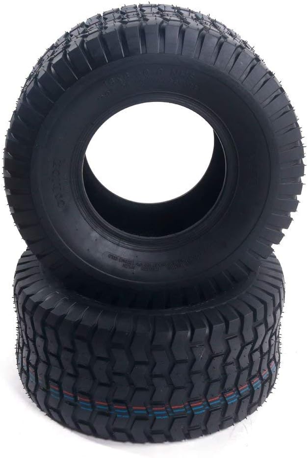 2Pcs 15x6.00-6 4PLY Turf Lawn Mower Go Kart Tires Q3328