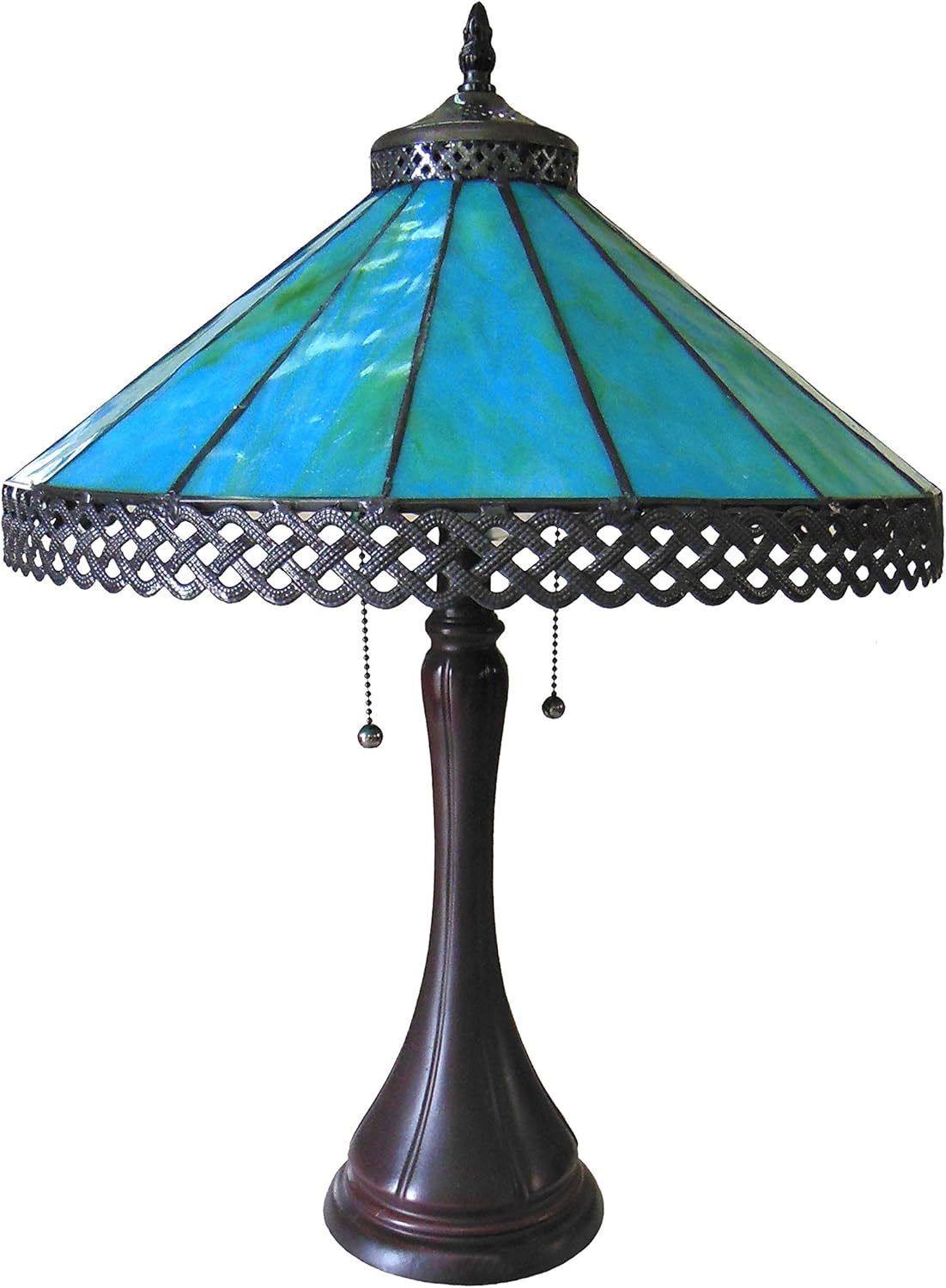 2 Light Table Lamp 16" Shade E4964