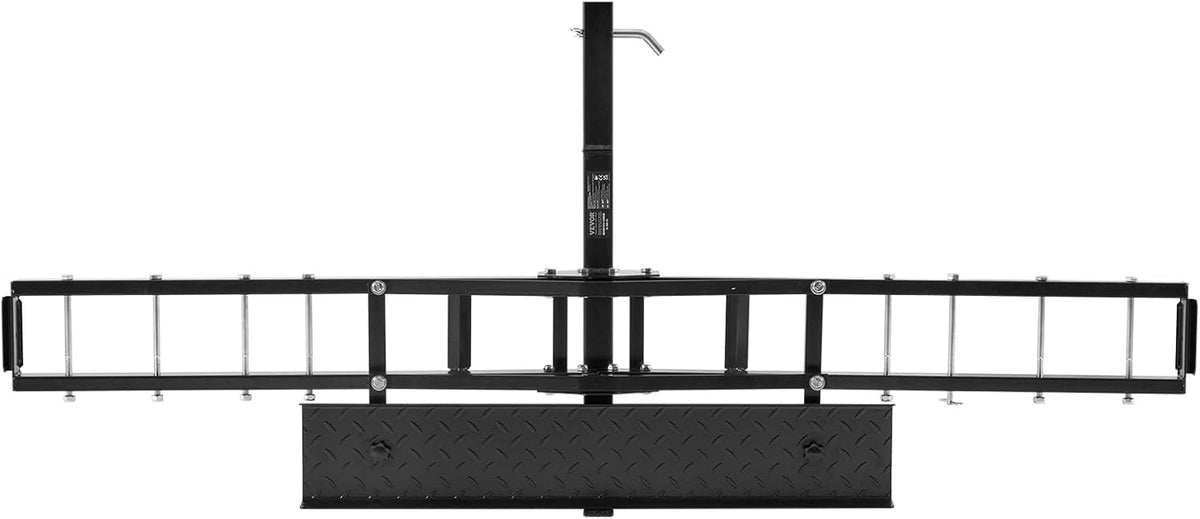 600 LBS Steel Motorcycle Carrier Hitch Mount with Loading Ramp X2203