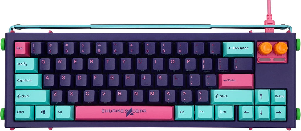 65% Wireless Mechanical Keyboard with White LED Backlit S4690
