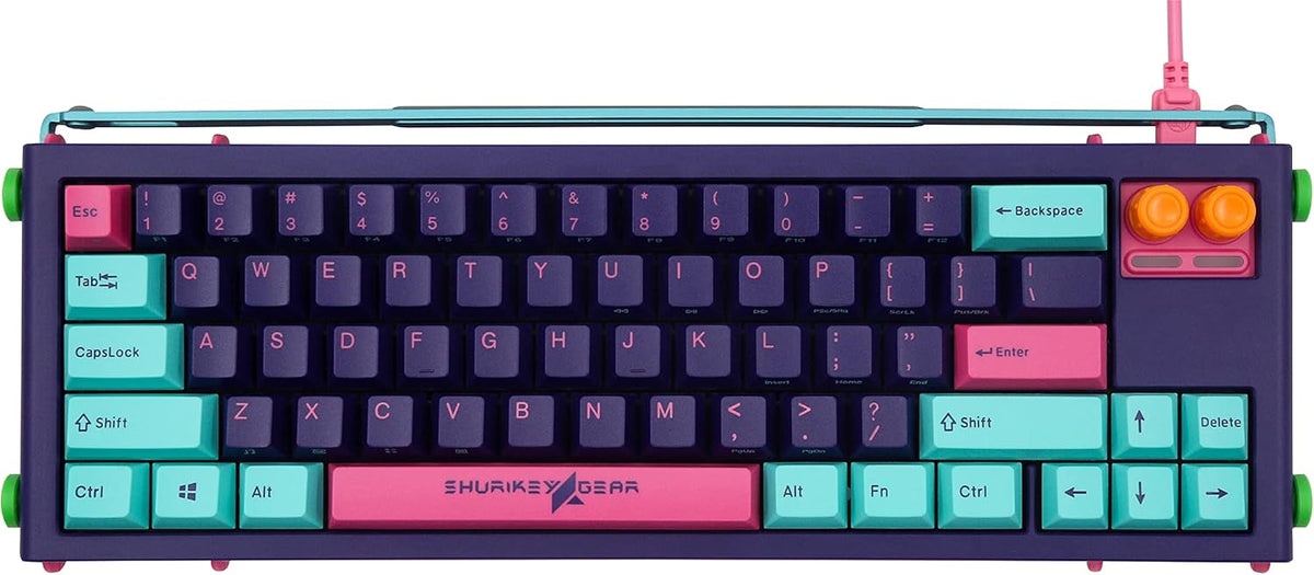 65% Wireless Mechanical Keyboard with White LED Backlit S4690