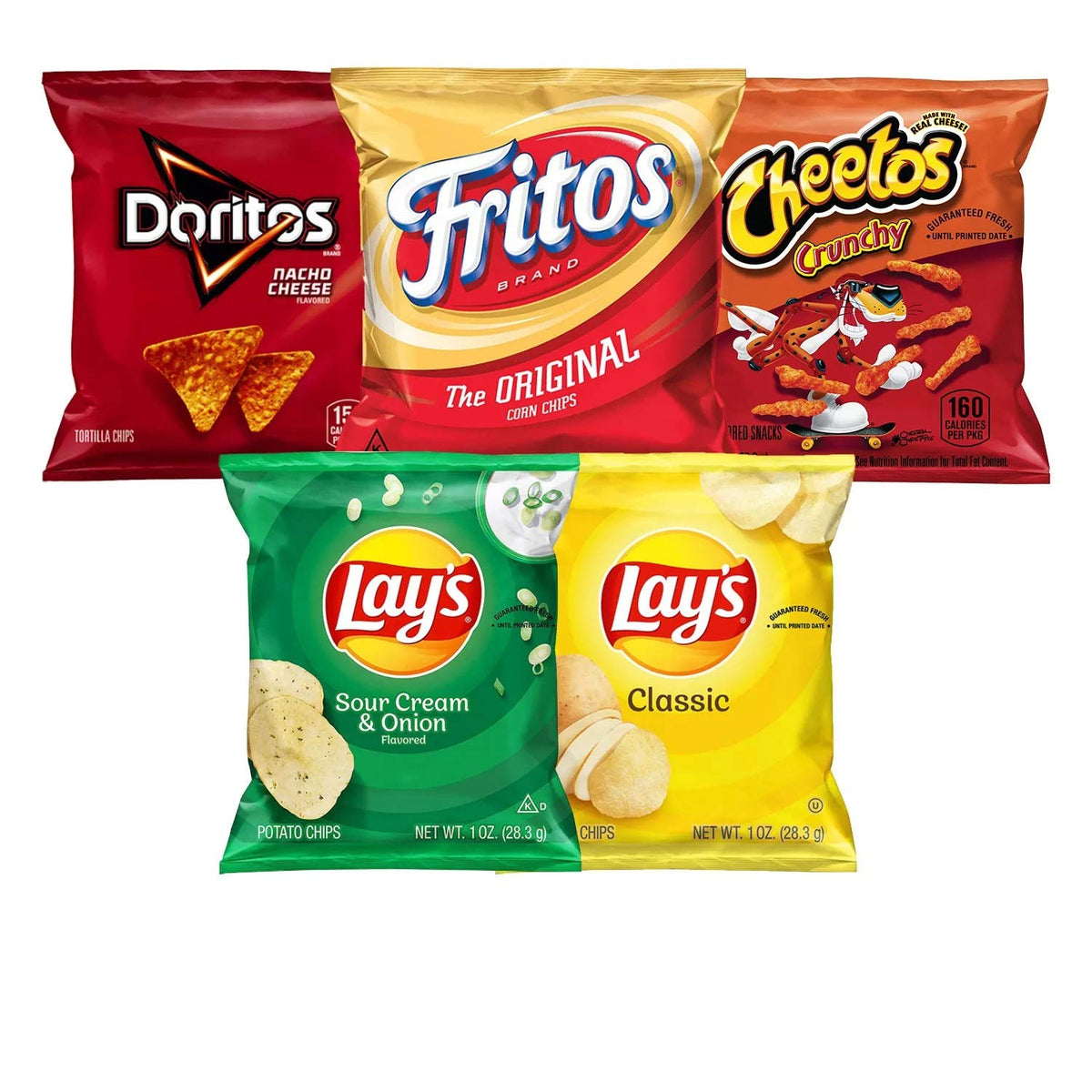 Classic Mix Variety Chips, 50ct. W995