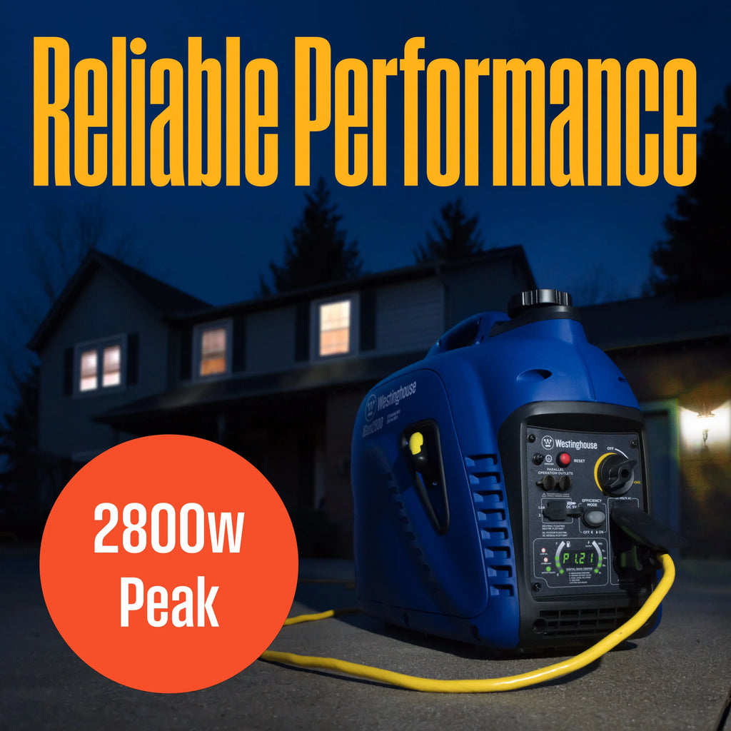 2800 Peak Watt Portable Gas Inverter Generator D5120