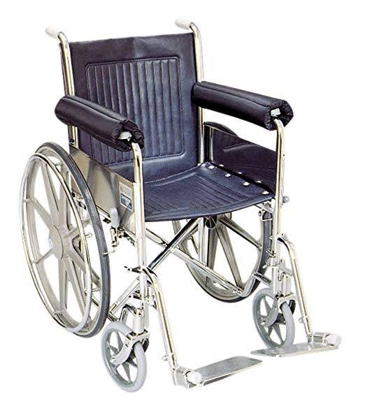 Wheelchair Foam Padded Nylon Extended Half Armrest Pads D685