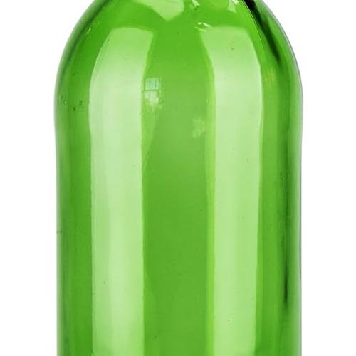 Green Glass Wine Bottle With Stopper, Swing Top E598