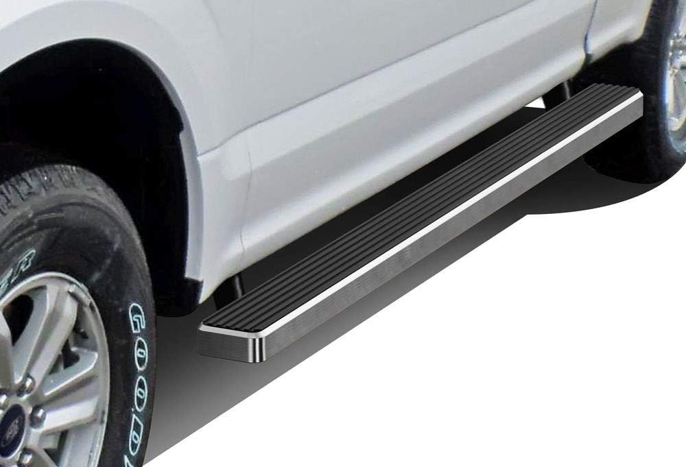 6in Matte Black Running Boards Nerf Bars Side Steps B219783