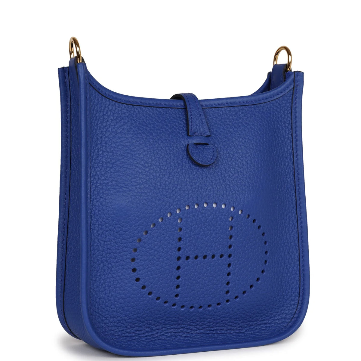 Bleu Royal Clemence Leather Bag I4033