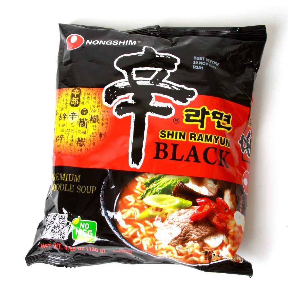 Nongshim Shin Ramen Black Premium Noodle Soup 5 Pack C285733