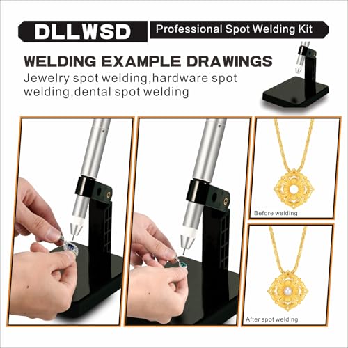 100A Pulse Arc Spot Welder Kit for Gold Silver Welding L12173