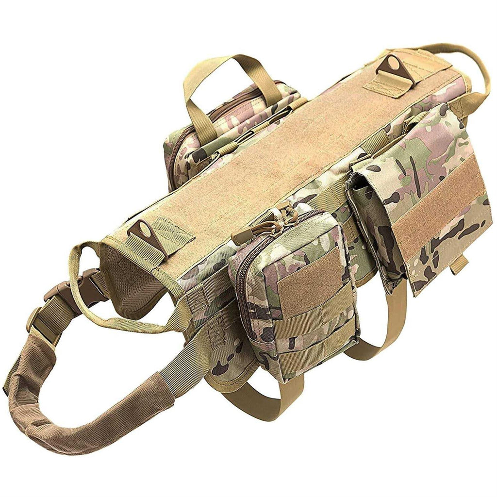 Tactical Dog Harness with Pouches K63704