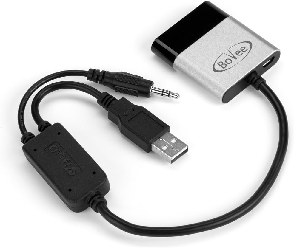 Wireless Bluetooth Music Interface Adaptor for in car iPod Integration Q480008