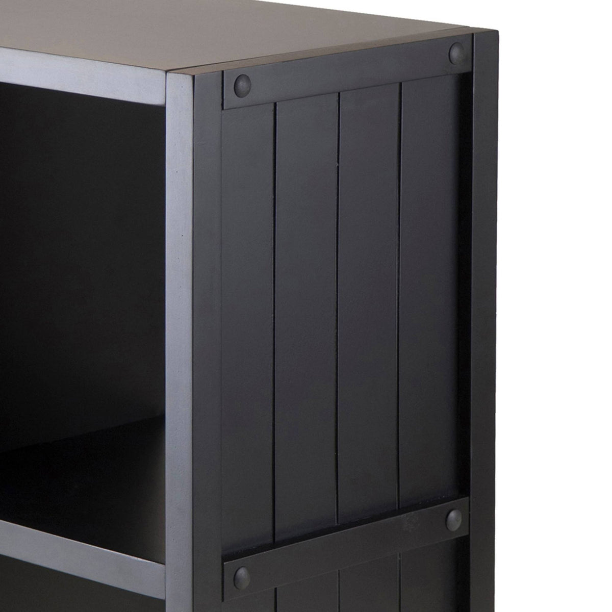 2 x 2 Cube Shelf with Wainscoting Panel V7145