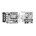 Gasket Kit for Mercury 75hp Inline 4 P849687
