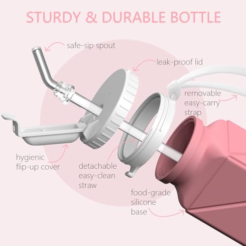 Collapsible Silicone Water Bottle 610ml R860