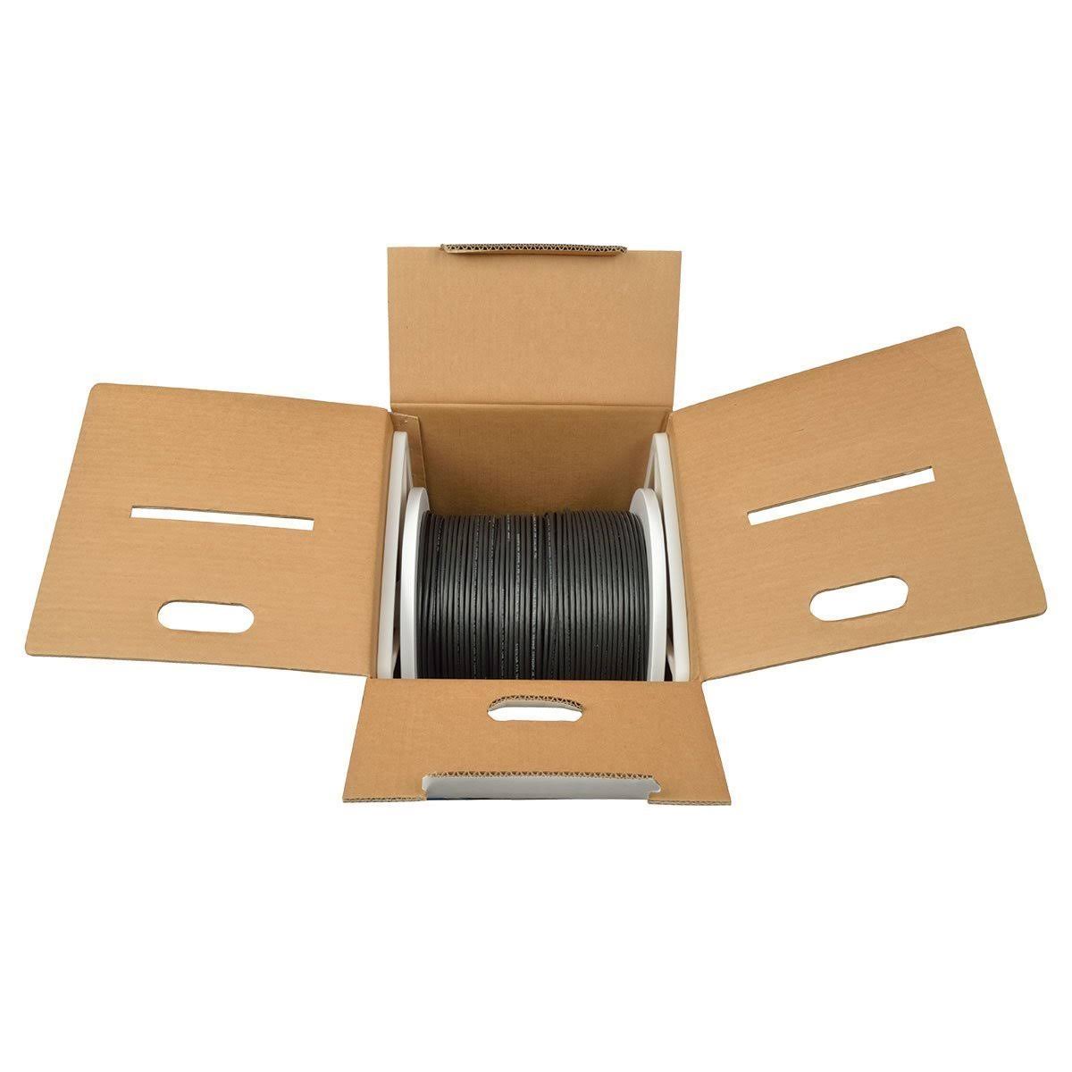 1000ft Cat6 Gigabit Bulk Cable Solid Core CMR PVC Yellow X404837