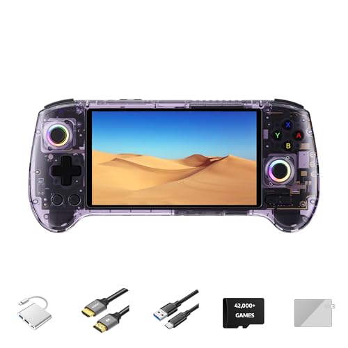 Handheld Retro Gaming Console 5.48” AMOLED Display Android 14 8K TV Output Portable Video Game Console White 512G K803