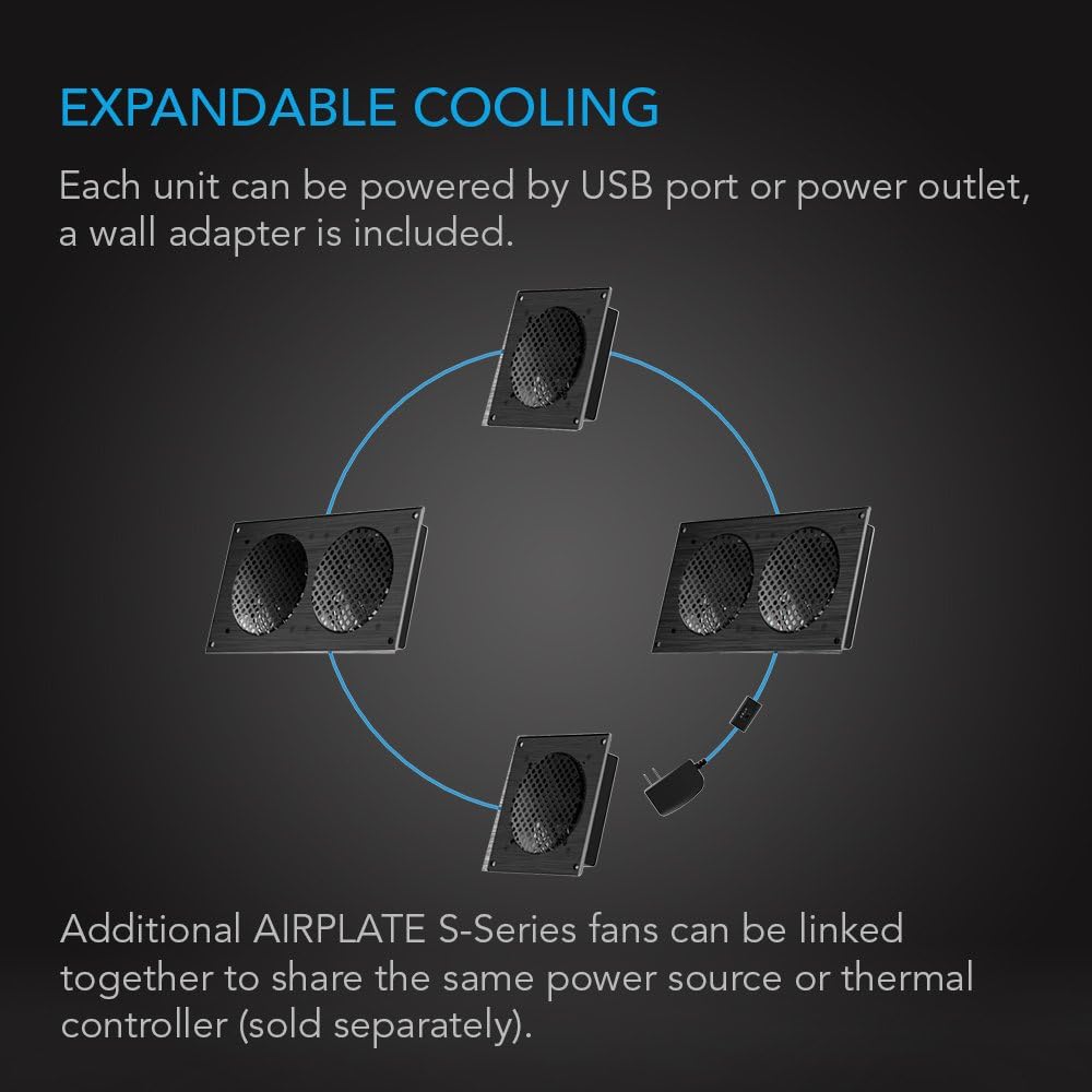 Quiet Cooling Fan System 6 with Speed Control T6669