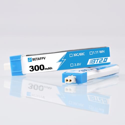 300mAh 1S Battery 3.8V 30C/60C Lipo with 1.0mm Banana Connector L1679