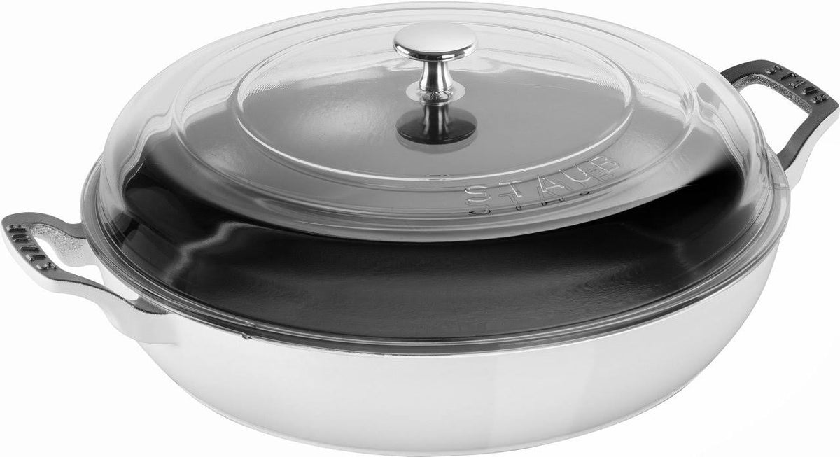 Cast Iron 3.5-Quart Braiser with Glass Lid X912126