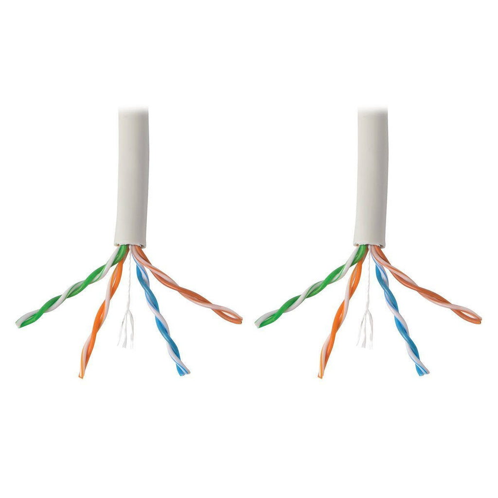 1000ft Cat6 Gigabit Bulk Cable Solid Core CMR PVC Yellow X404837