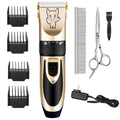 Dog Grooming Kit Clippers Low Noise Electric Quiet Rechargeable Cordless R68785