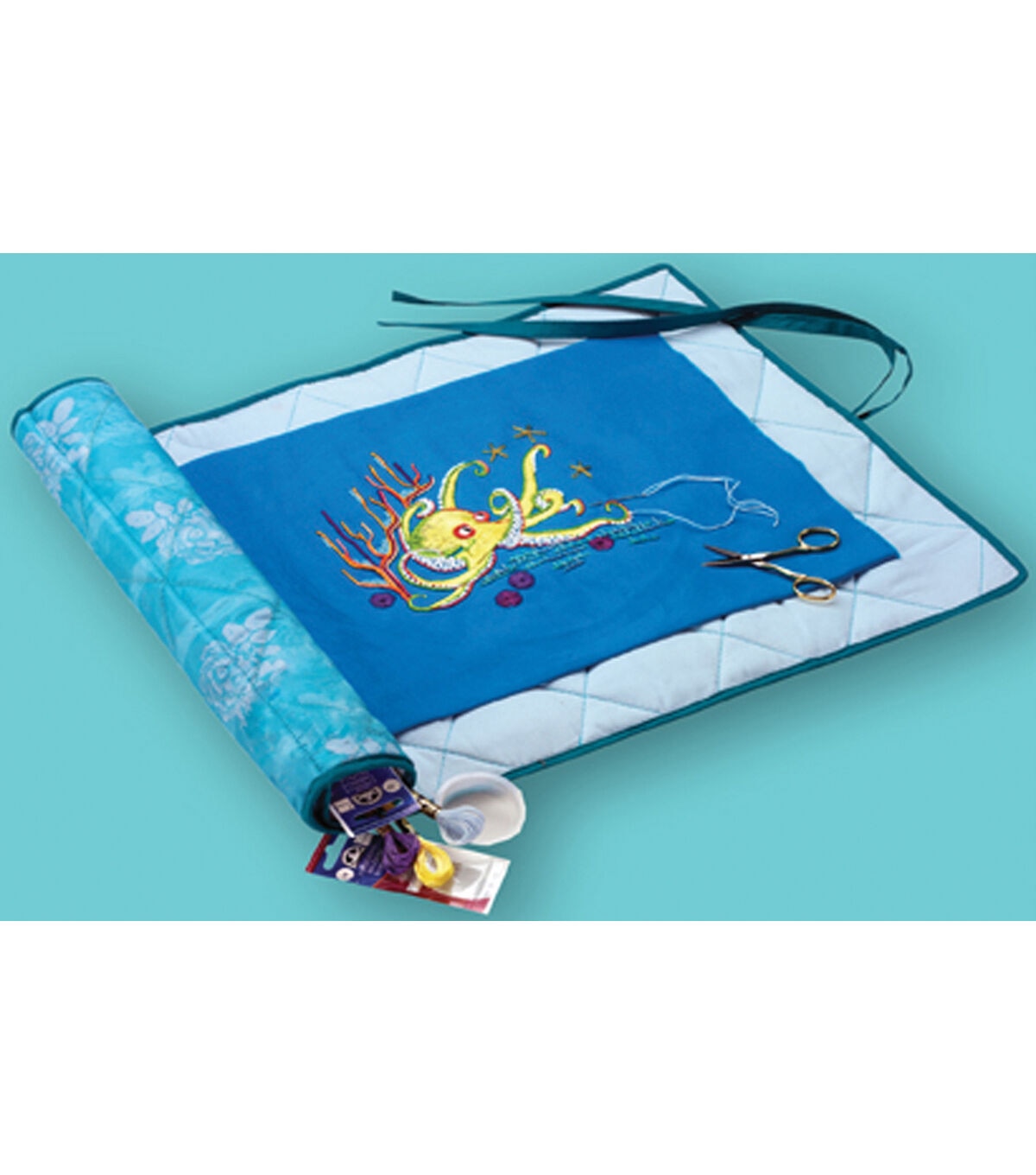 Turquoise Needlework Project Keeper N151