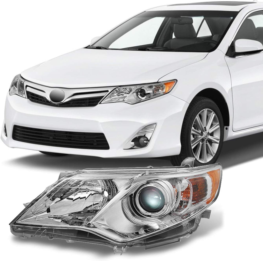 Chrome Clear Projector Headlights Pair B4841