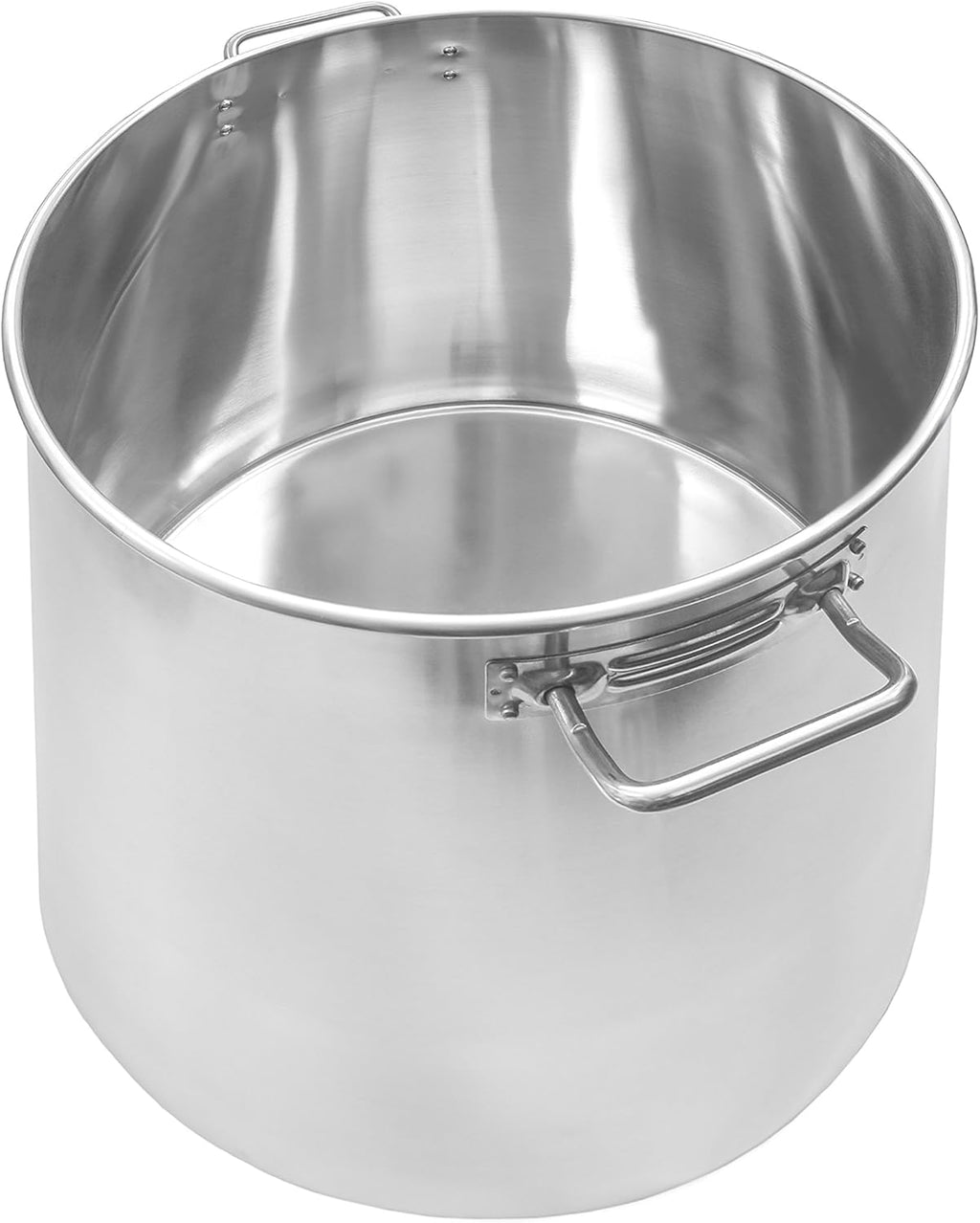 50 QT Polished Stainless Steel Stock Pot C5025