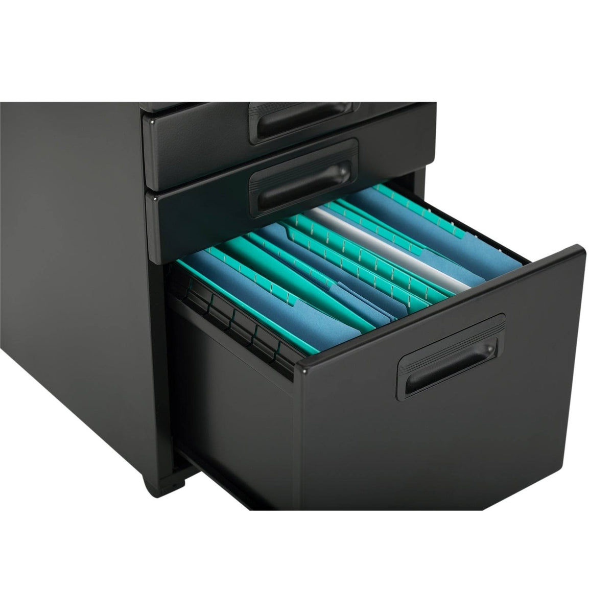 3 Drawer Metal Rolling File Cabinet with Locking Drawers M59868