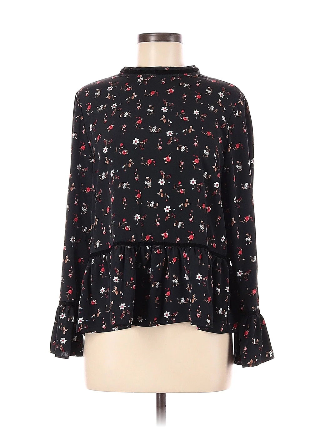 Pre-Owned Women's Size M Long Sleeve Blouse W316215