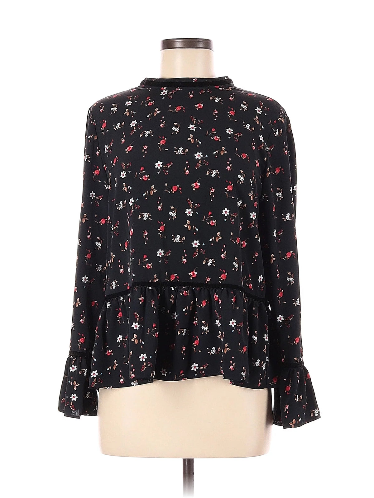 Pre-Owned Women's Size M Long Sleeve Blouse W316215