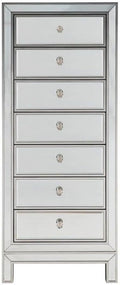 7 Drawer Antique Silver Chest C31625