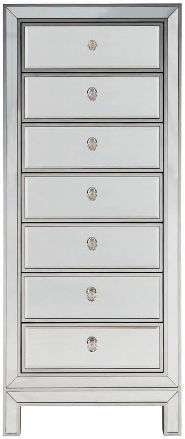 7 Drawer Antique Silver Chest C31625