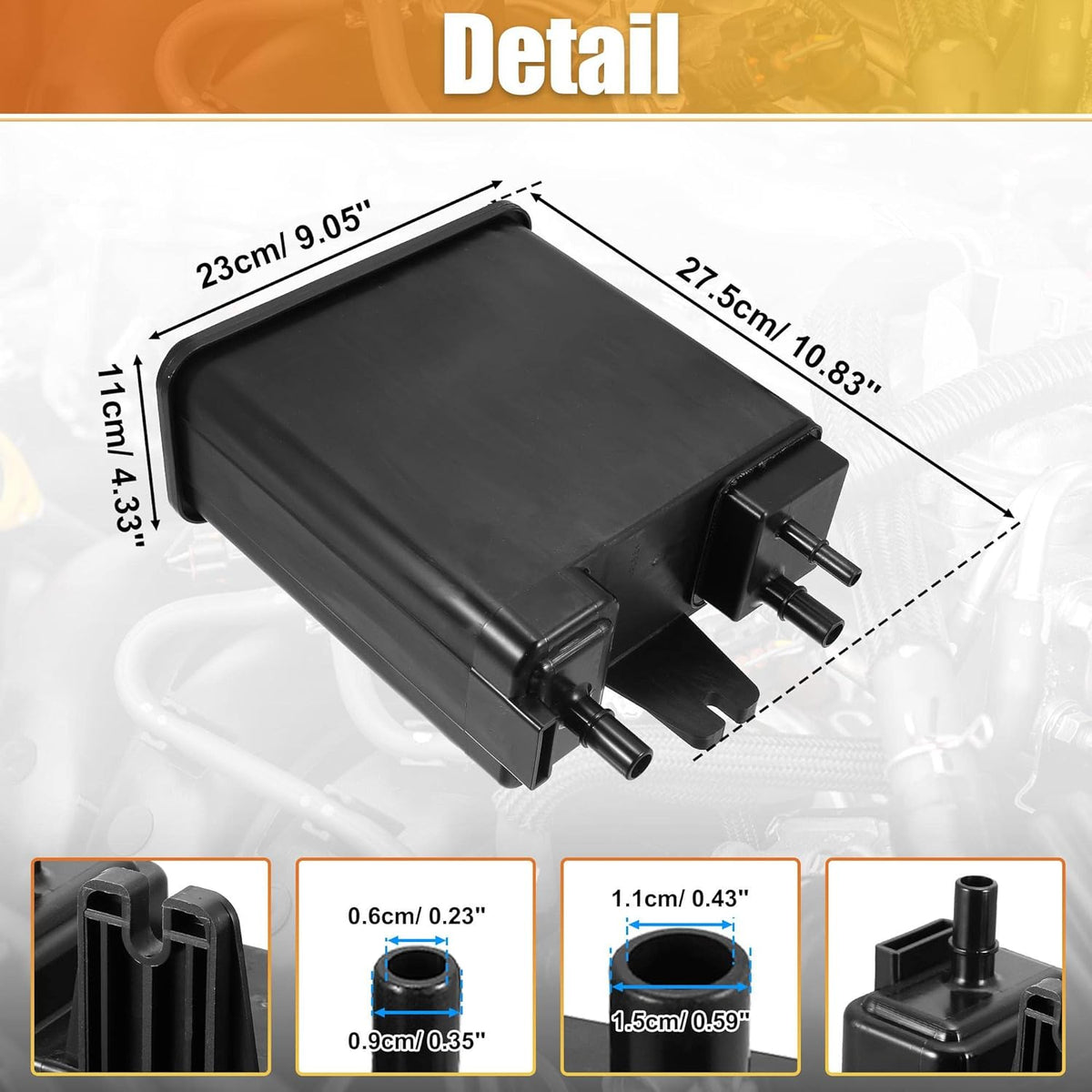 Vapor Canister Pack of 2 F1508