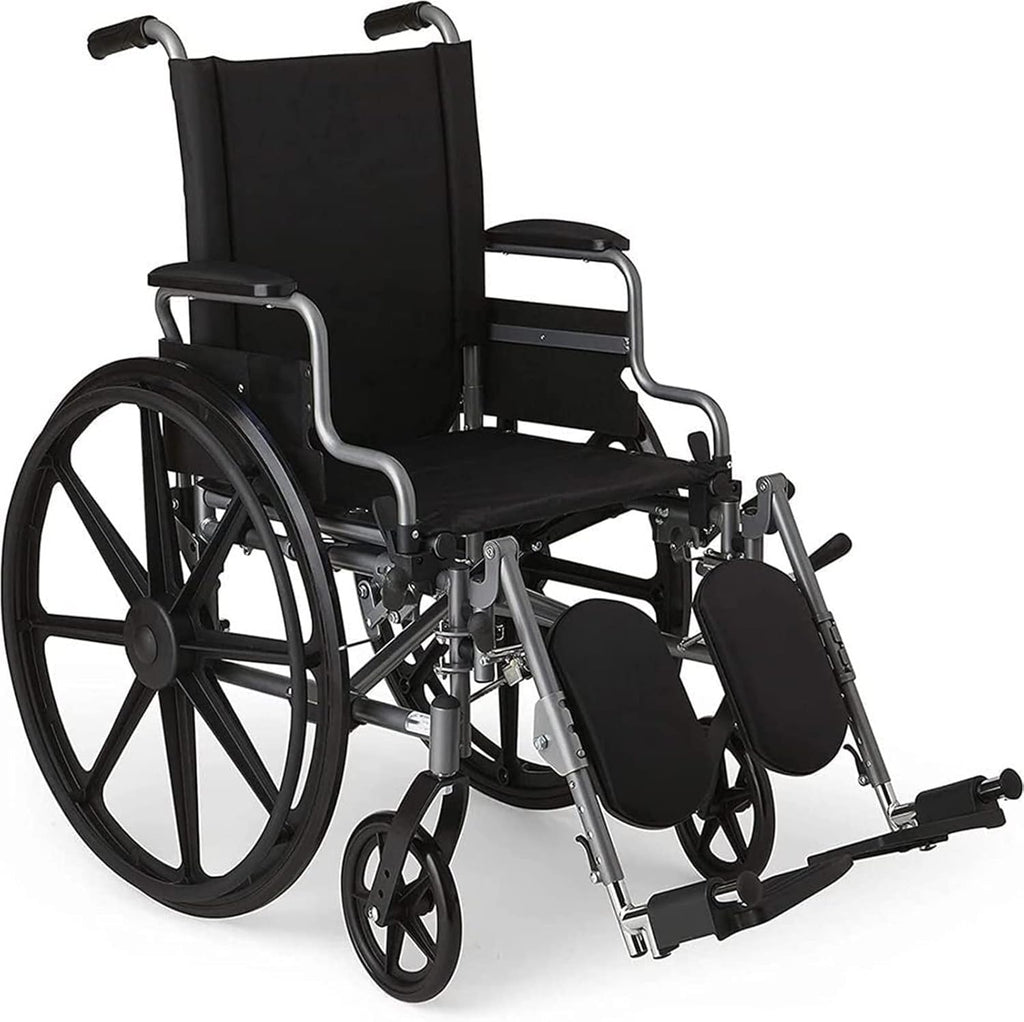 24 Inch Wheelchair Replacement Wheel, Manual Wheelchair Rear Wheel, Solid Black Tire S84555