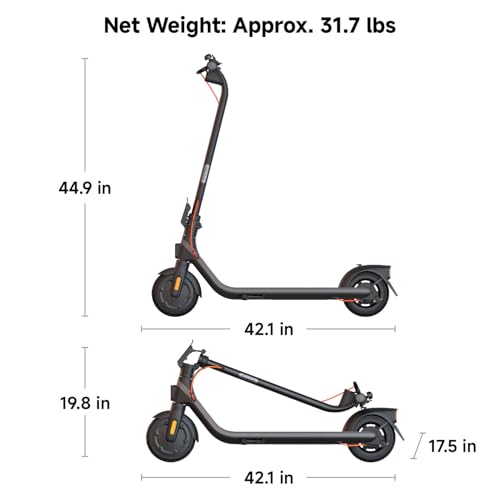 Electric KickScooter with 8.1" Shock-Absorbing Tires C8466