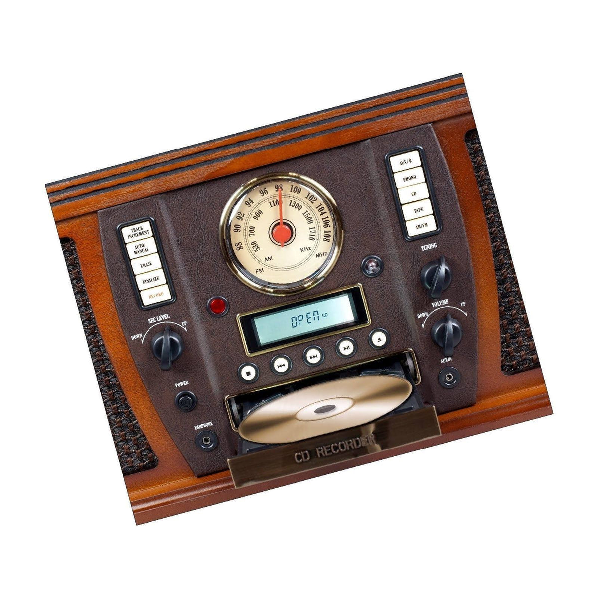Wooden Turntable with Bluetooth A935130