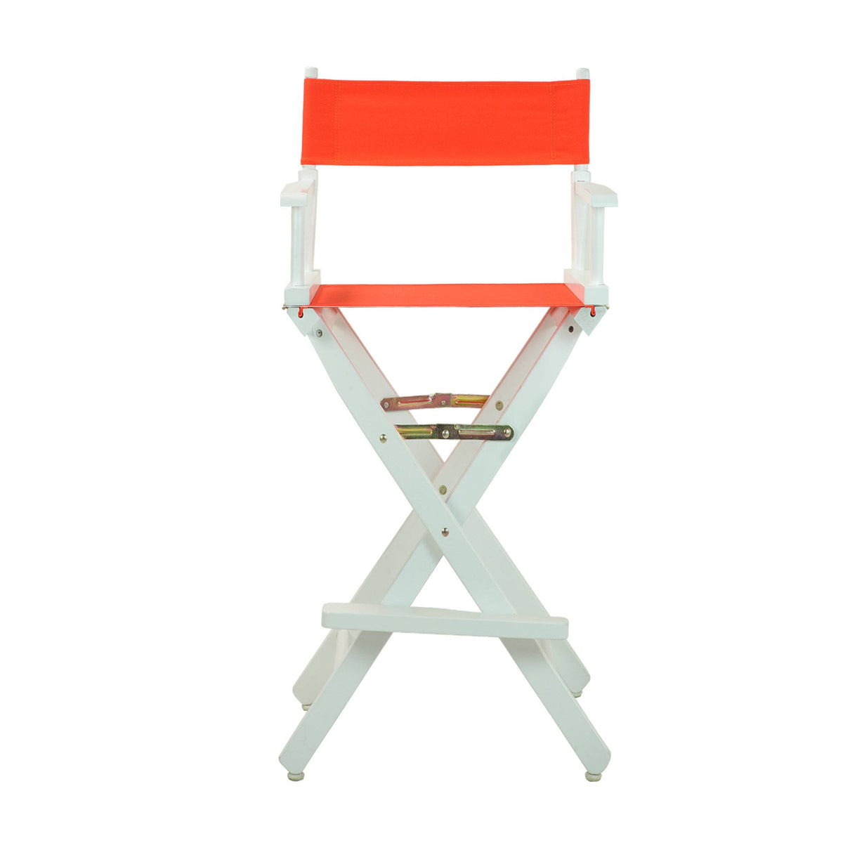 Director's Chair White Frame Tangerine Canvas D729233