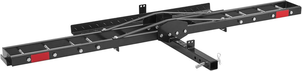 600 LBS Steel Motorcycle Carrier Hitch Mount with Loading Ramp X2203