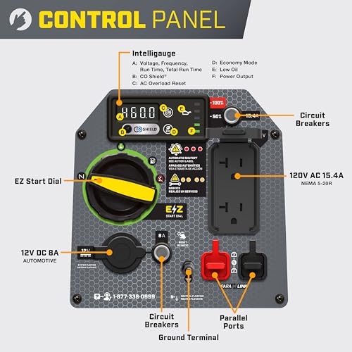2500-Watt Ultralight Portable Inverter Generator I32924