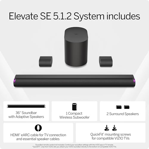 5.1.2 Soundbar with Wireless Subwoofer and Bluetooth E599