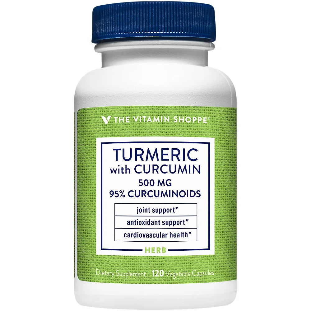 Turmeric with Curcumin 500mg 95% Curcuminoids 60 Veggie Capsules S332358