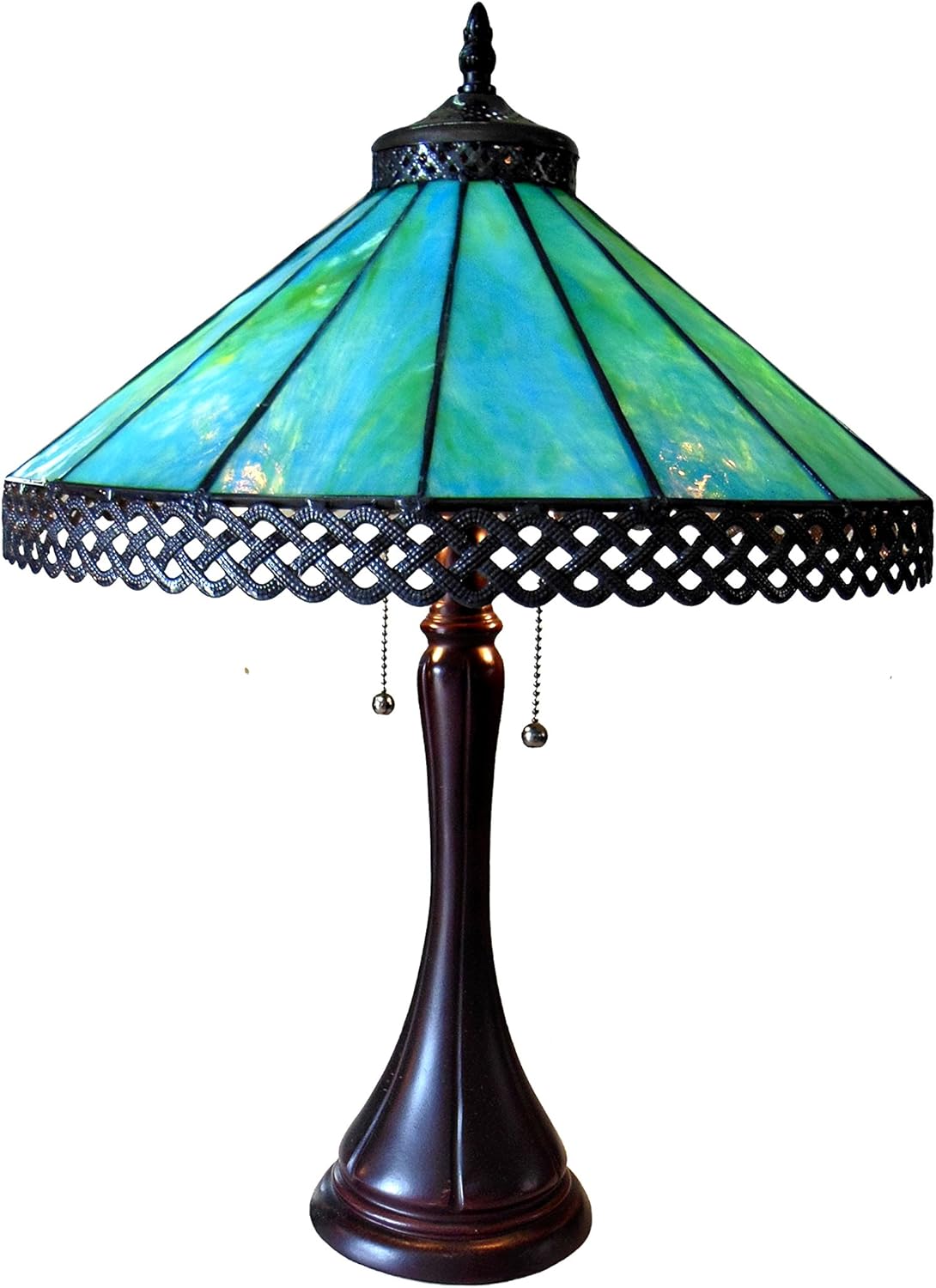 2 Light Table Lamp 16" Shade E4964