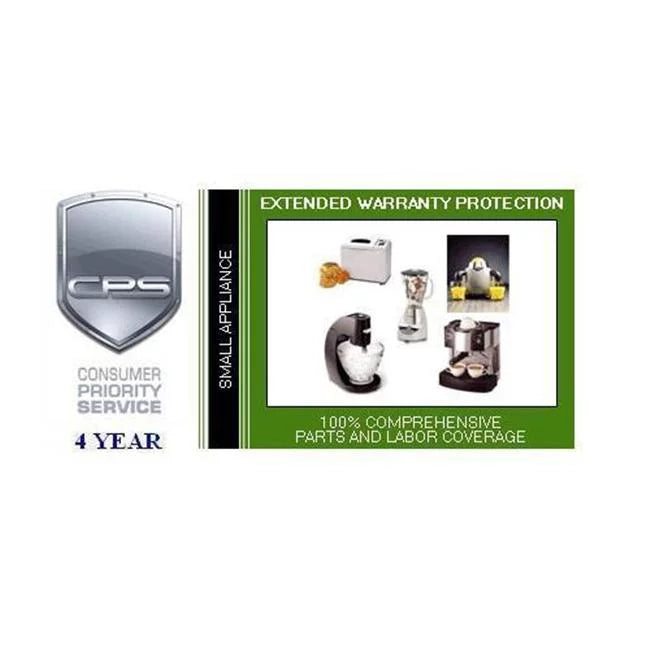 4 Year Small Appliance Service Plan N140