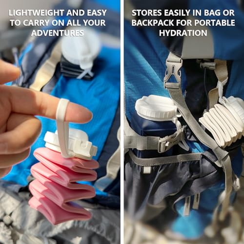Collapsible Silicone Water Bottle 610ml R860