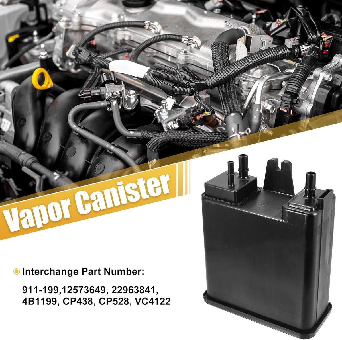 Vapor Canister Pack of 2 F1508
