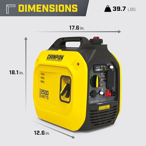 2500-Watt Ultralight Portable Inverter Generator I32924