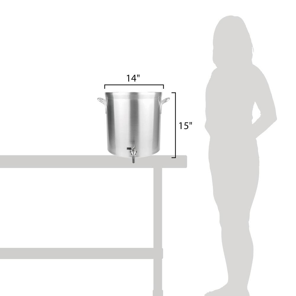 40 Quart Stock Pot with Faucet L235