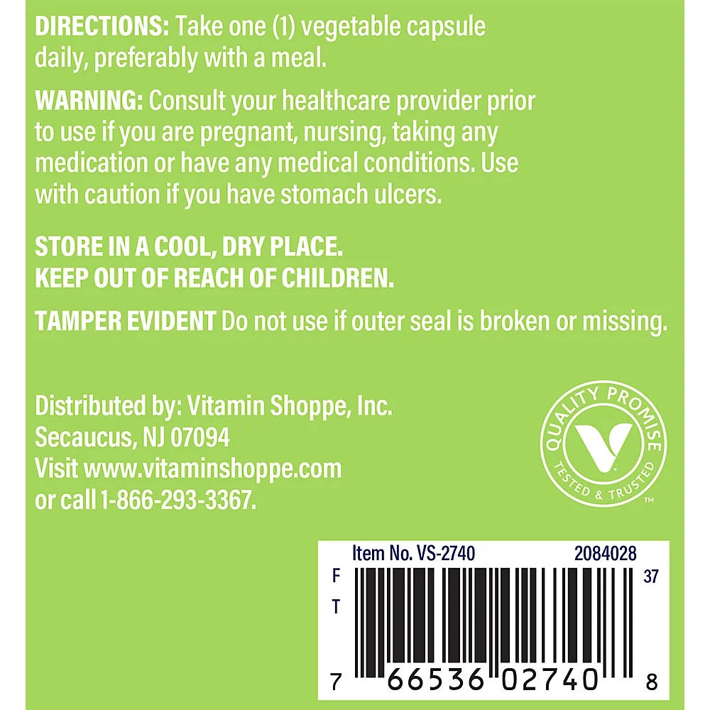 Turmeric with Curcumin 500mg 95% Curcuminoids 60 Veggie Capsules S332358